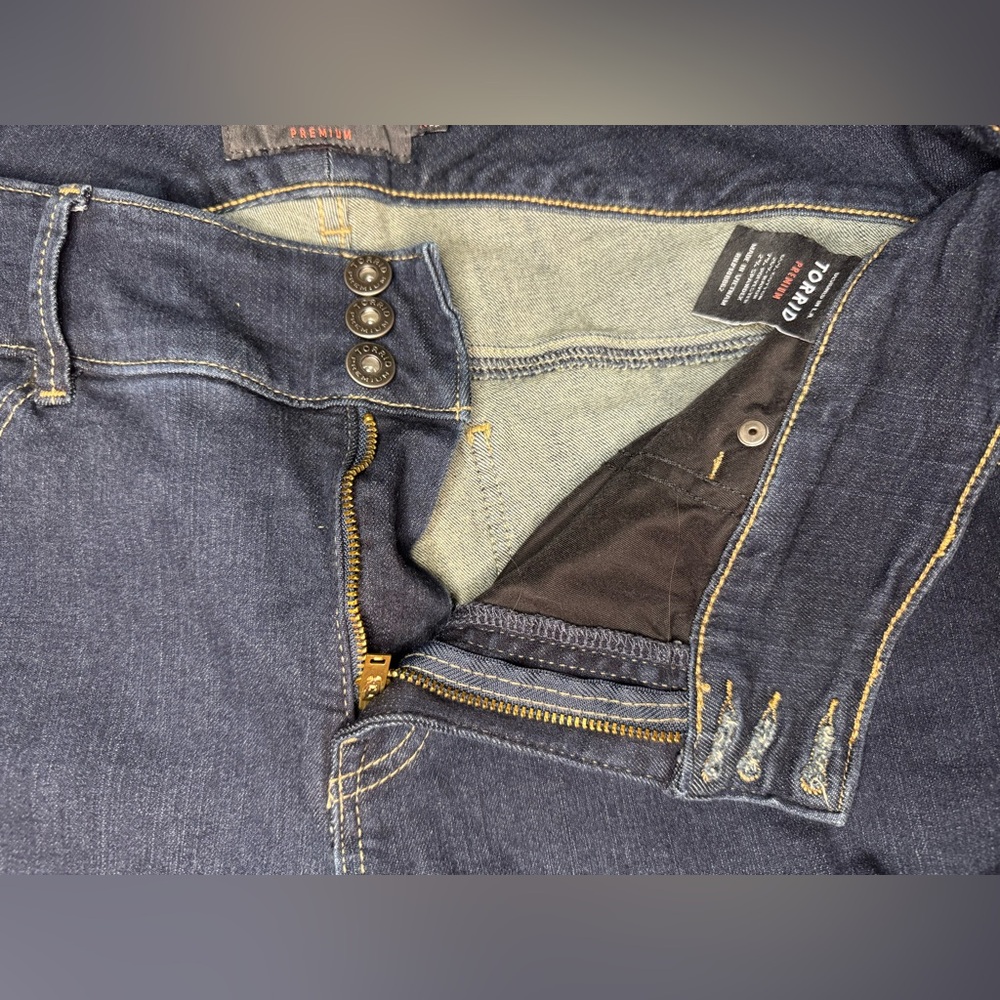 Torrid Women's Tall Dark Blue Jeggings - Picture 8 of 12